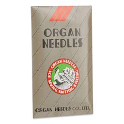 Brother Organ Needles Embroidery Machine Needles - Pkg of 100, Size 7/11 showing one of ten included packages of ten needles. 