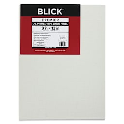 Blick Premier Oil-Primed Linen Panel - 9" x 12"