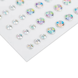 Cousin DIY Adhesive Rhinestones - Pkg of 60, Aurora close up