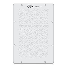 Sizzix Buildables Backgrounds Stencil Set showing first design