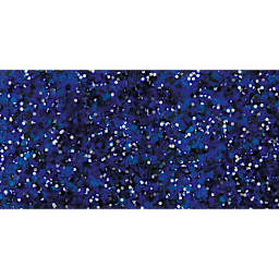 DecoArt Galaxy Glitter Paint - Deep Space Blue, 2 oz swatch