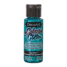 DecoArt Galaxy Glitter Paint - Aqua Meteor, 2 oz