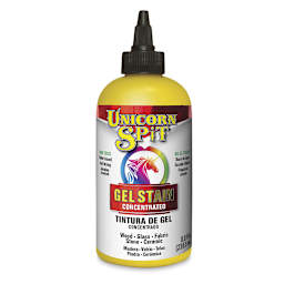 Unicorn Spit Gel Stain and Glaze - Lemon Kiss, 8 oz, Bottle