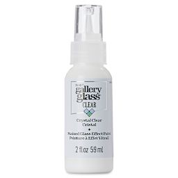 Gallery Glass Paint - Crystal Clear, 2 oz (Front of bottle)
