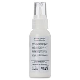 Gallery Glass Paint - White Pearl, 2 oz (Back of bottle)
