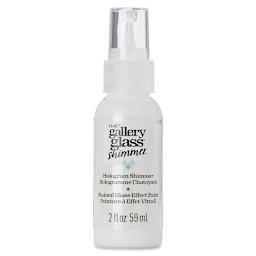 Gallery Glass Paint - Shimmer Hologram, 2 oz (Front of bottle)