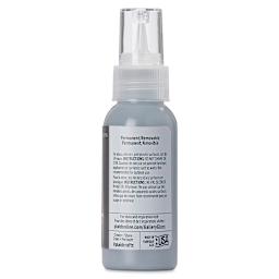 Gallery Glass Paint - Black Onyx, 2 oz (Back of bottle)