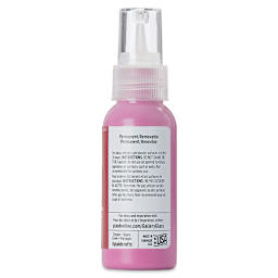 Gallery Glass Paint - Holiday Berry, 2 oz (Back of bottle)