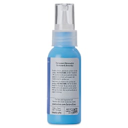 Gallery Glass Paint - Royal Blue, 2 oz (Back of bottle)