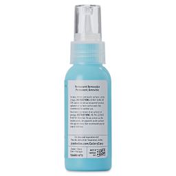 Gallery Glass Paint - Aqua, 2 oz (Back of bottle)