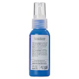 Gallery Glass Paint - Deep Blue, 2 oz (Back of bottle)