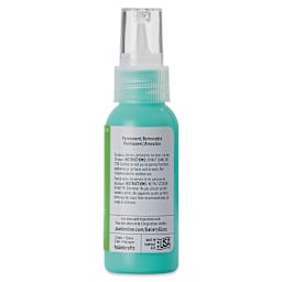 Gallery Glass Paint - Emerald Green, 2 oz (Back of bottle)