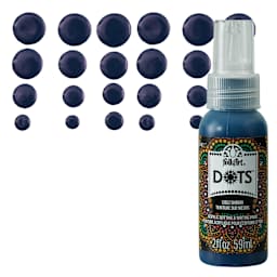 FolkArt Dots Acrylic Paint - Shibori, 2 oz bottle and swatch