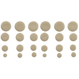 FolkArt Dots Acrylic Paint - Ancient Stone swatch