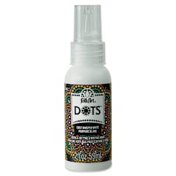 FolkArt Dots Acrylic Paint - Whisper White, 2 oz (Front)