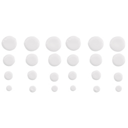 FolkArt Dots Acrylic Paint - Whisper White swatch
