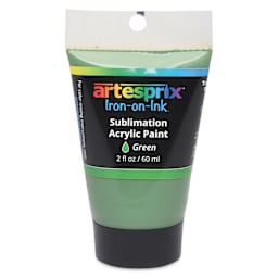 Artesprix Sublimation Acrylic Paint - Green, 2 oz Tube