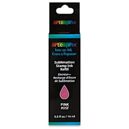 Artesprix Sublimation Stamp Ink Refill - Pink, 0.5 oz (front of package)