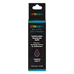 Artesprix Sublimation Stamp Ink Refill - Purple, 0.5 oz (front of package)