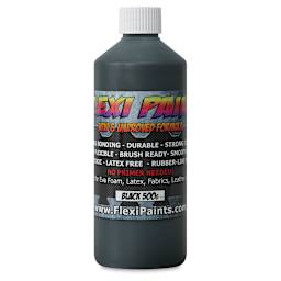 Flexi Paint Waterbased Flexible Cosplay Paint - Black, 500 g (1.10 lb)