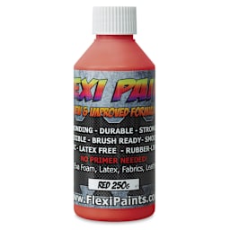 Flexi Paint Waterbased Flexible Cosplay Paint - Red, 250 g (0.55 lb)