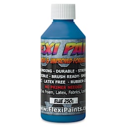 Flexi Paint Waterbased Flexible Cosplay Paint - Blue, 250 g (0.55 lb)