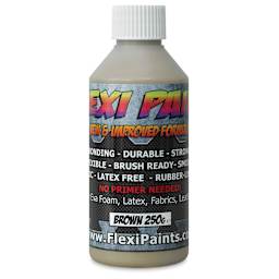 Flexi Paint Waterbased Flexible Cosplay Paint - Brown, 250 g (0.55 lb)