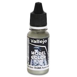 Vallejo Acrylic Model Color Paint - Oily Steel, 18 ml