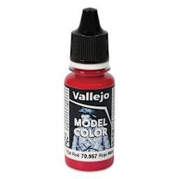 Vallejo Acrylic Model Color Paint - Flat Red, 18 ml