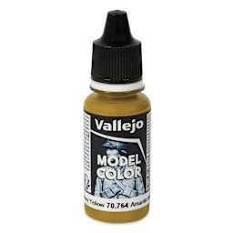 Vallejo Acrylic Model Color Paint - Military Yellow, 18 ml