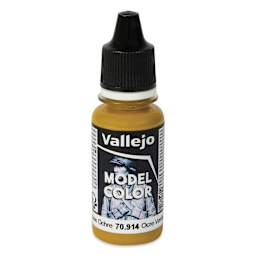 Vallejo Acrylic Model Color Paint - Green Ochre, 18 ml