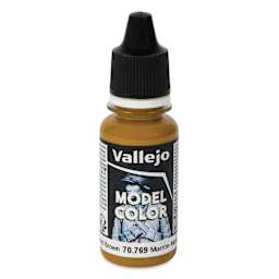 Vallejo Acrylic Model Color Paint - Mustard Brown, 18 ml