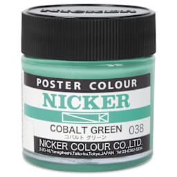 Nicker Poster Colour Paint - Cobalt Green, 40 ml
