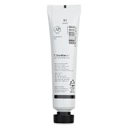 ShinHan Professional Poster Color Paint - White, 40 ml tube back