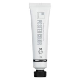 ShinHan Professional Poster Color Paint - White, 40 ml tube