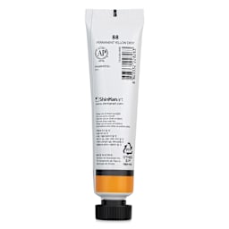 ShinHan Professional Poster Color Paint - Permanent Yellow Deep swatch back
