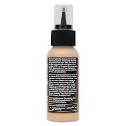 Back of DecoArt Stained Glass Paint 3-D Liquid Leading in Gold, 2 oz Bottle