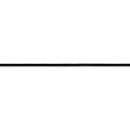 Dritz Beading Cord Elastic - Black, 5 yds close up showing texture