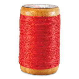 Hemptique Premium Linen Thread - Red, 0.6 mm