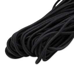 Dritz Round Cord Elastic - Black, 5 yds uncoiling