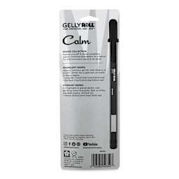 Sakura Gelly Roll Moods Collection Pens - Calm, Set of 3, back of the packaging