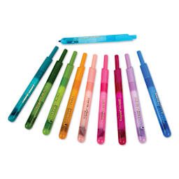 Crayola Clicks Retractable Markers - Set of 10, Bold & Bright Colors, contents