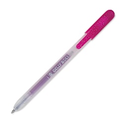 Sakura Gelly Roll Retractable Metallic Pen - Pink, tip extended