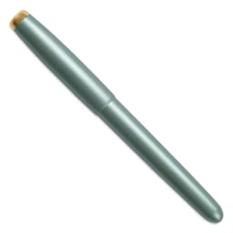 Tom's Studio Fountain Semi-Flex Nib Pen - Sage, Extra Fine, cap on
