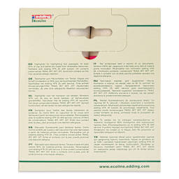 Edding EcoLine Highlighters - Set of 4 back of package