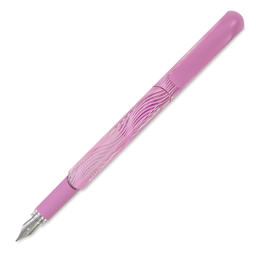 Manuscript Clarity Fountain Pen - Iridium Nib, Meditative Mauve, cap off