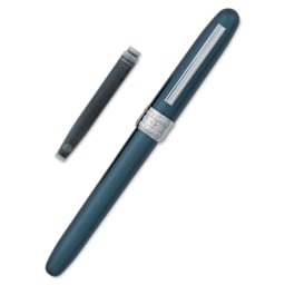Platinum Plaisir Fountain Pen - Blue, Fine, with ink cartridge