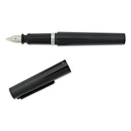 Sailor TUZU Adjust Fountain Pen - Black, Fine, cap off