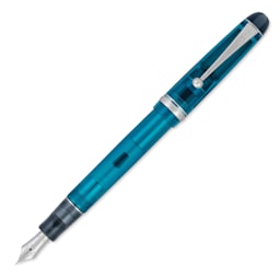 Pilot Custom 74 Fountain Pen - Teal, Fine, cap off