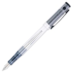 Pilot Explorer Fountain Pen - Clear, cap off (image may show a different size nib)
